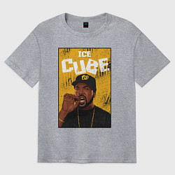 Футболка оверсайз мужская Ice Сube, цвет: меланж