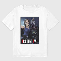 Футболка оверсайз мужская Resident frendship, цвет: белый