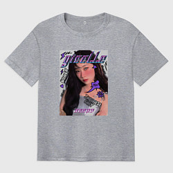 Футболка оверсайз мужская Giselle - Aespa, цвет: меланж