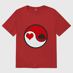 Мужская футболка оверсайз Любовь и вожделение