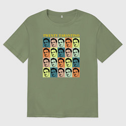 Футболка оверсайз мужская Twenty Tarantino, цвет: авокадо