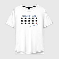 Футболка оверсайз мужская Depeche Mode - Get The Balance Right Single, цвет: белый