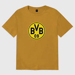 Футболка оверсайз мужская Borussia fc sport, цвет: горчичный