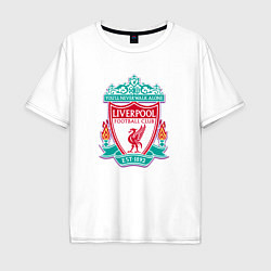 Футболка оверсайз мужская Liverpool fc sport collection, цвет: белый