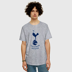 Футболка оверсайз мужская Tottenham Hotspur fc sport, цвет: меланж — фото 2
