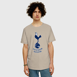 Футболка оверсайз мужская Tottenham Hotspur fc sport, цвет: миндальный — фото 2