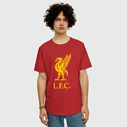 Футболка оверсайз мужская Liverpool sport fc, цвет: красный — фото 2
