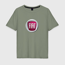 Футболка оверсайз мужская Fiat Italy, цвет: авокадо