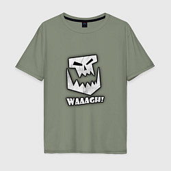 Футболка оверсайз мужская Waaagh, цвет: авокадо