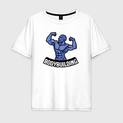 Мужская футболка оверсайз Bodybuilding power