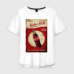 Футболка оверсайз мужская Nuka cola price, цвет: белый