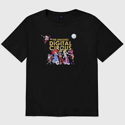 Футболка оверсайз мужская The Amazing Digital Circus, цвет: черный