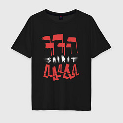 Футболка оверсайз мужская Depeche Mode - Spirit tour merch, цвет: черный