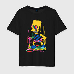 Футболка оверсайз мужская Color Bart, цвет: черный