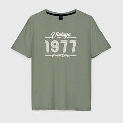 Футболка оверсайз мужская Лимитированный выпуск 1977, цвет: авокадо