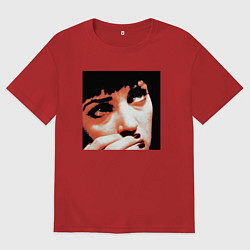 Футболка оверсайз мужская Это не слезы, цвет: красный