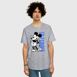 Футболка оверсайз мужская So funny Mickey, цвет: меланж — фото 2