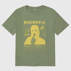 Футболка оверсайз мужская Bandit streetwear, цвет: авокадо