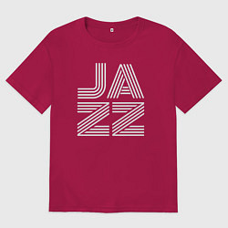 Футболка оверсайз мужская Jazz vibe, цвет: маджента