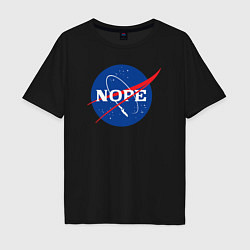 Мужская футболка оверсайз Nope NASA