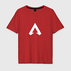 Футболка оверсайз мужская Logo apex, цвет: красный