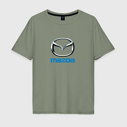 Футболка оверсайз мужская Mazda sport brend, цвет: авокадо