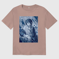 Футболка оверсайз мужская Ванитас врач, цвет: пыльно-розовый