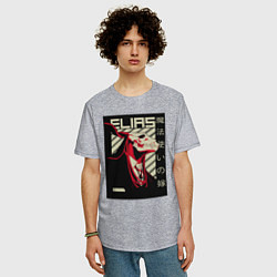 Футболка оверсайз мужская Невеста чародея Элиас, цвет: меланж — фото 2