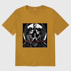 Мужская футболка оверсайз Ангелы и демоны - Скелеты в шкафу