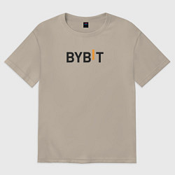 Футболка оверсайз мужская Bybit, цвет: миндальный