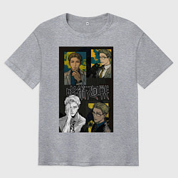 Футболка оверсайз мужская Магическая битва Кэнто Нанами работник, цвет: меланж