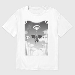 Футболка оверсайз мужская О моём перерождении в слизь Римуру Темпест князь т, цвет: белый