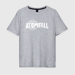 Мужская футболка оверсайз Atomfall logo