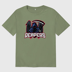 Футболка оверсайз мужская Reapers, цвет: авокадо