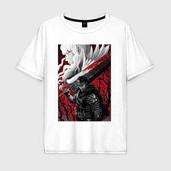 Футболка оверсайз мужская Griffith and Gats, цвет: белый