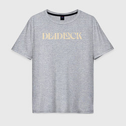 Мужская футболка оверсайз Deadlock logotype