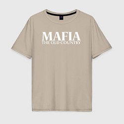 Мужская футболка оверсайз Mafia the old country logo