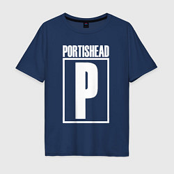 Футболка оверсайз мужская Portishead, цвет: тёмно-синий