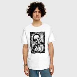 Футболка оверсайз мужская Gaslight Grin, цвет: белый — фото 2