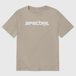 Футболка оверсайз мужская Spectre divide logotype, цвет: миндальный