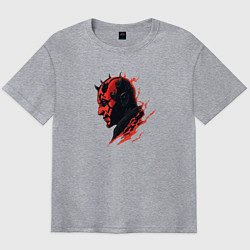 Футболка оверсайз мужская Darth Maul - Star Wars, цвет: меланж
