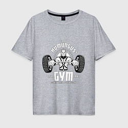 Футболка оверсайз мужская Lord humungus - gym workout, цвет: меланж