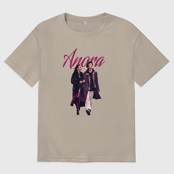 Футболка оверсайз мужская Анора, цвет: миндальный