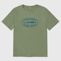 Футболка оверсайз мужская Корпорация Lumon, цвет: авокадо
