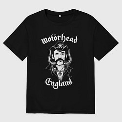 Футболка оверсайз мужская Motorhead - Лемми, цвет: черный
