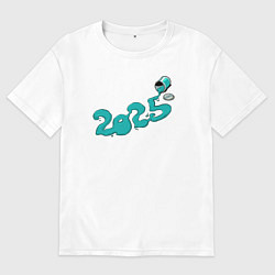 Футболка оверсайз мужская Art 2025, цвет: белый