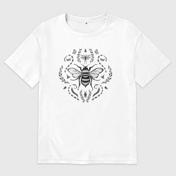 Мужская футболка оверсайз Пчела и жуки