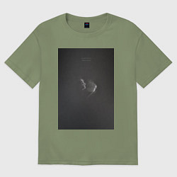 Футболка оверсайз мужская Смотреть фильмы, цвет: авокадо