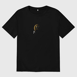 Футболка оверсайз мужская Susy emoji, цвет: черный