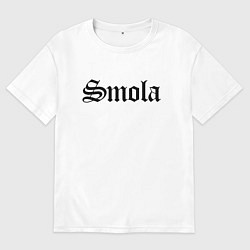 Мужская футболка оверсайз Смоленск - мем